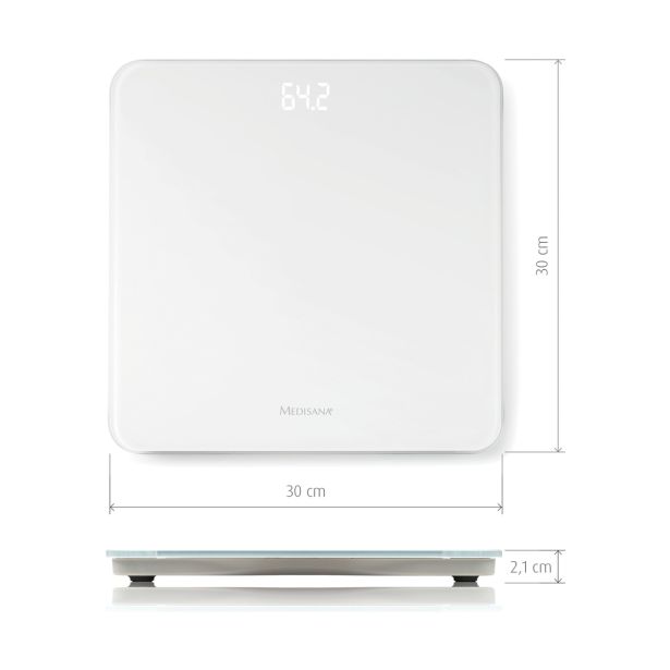 ELEKTRON. OSEBNA TEHTNICA MEDISANA PS435 GLASS
