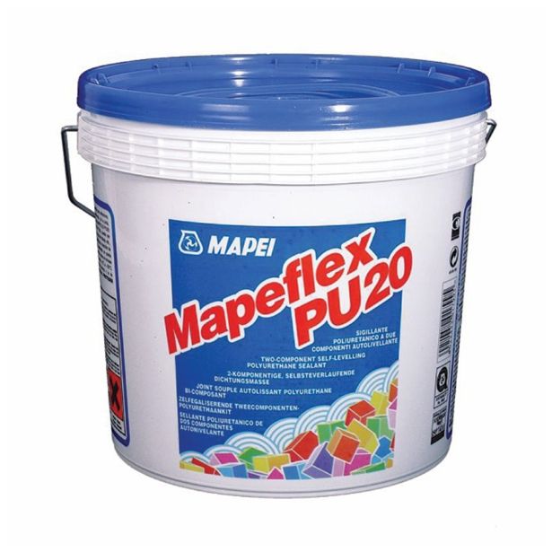 PU TESNILNA MASA MAPEI MAPEFLEX PU20 113 10KG CEMENTNO SIVA