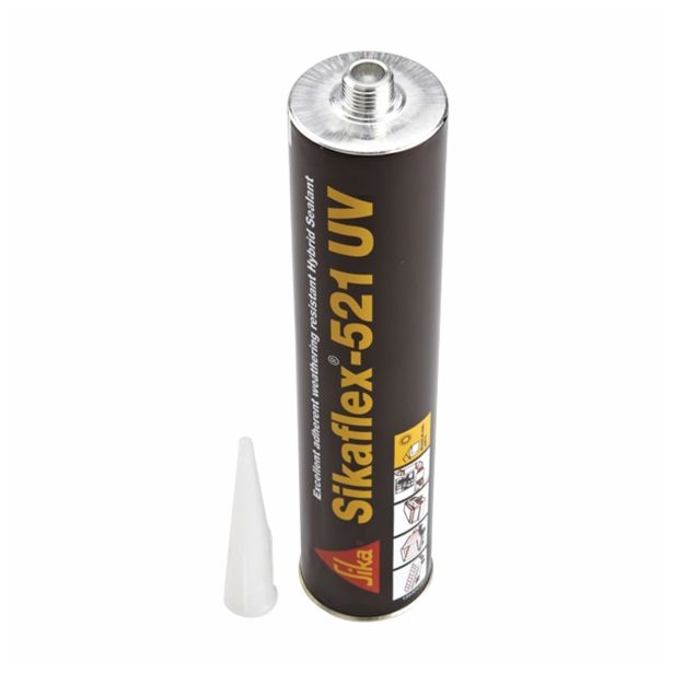 HIBRIDNA TESNILNA MASA SIKA SIKAFLEX 521 UV ČRN 300ML