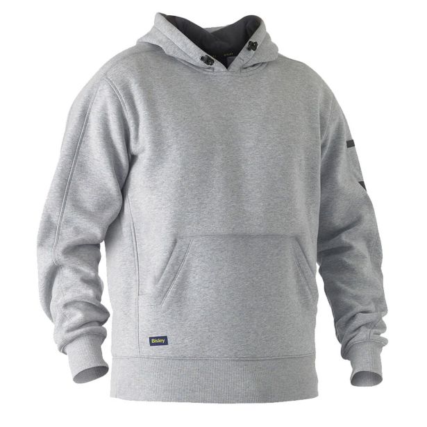 PULOVER BISLEY S KAPUCO IZ FLISA SIV ŠT. 4XL