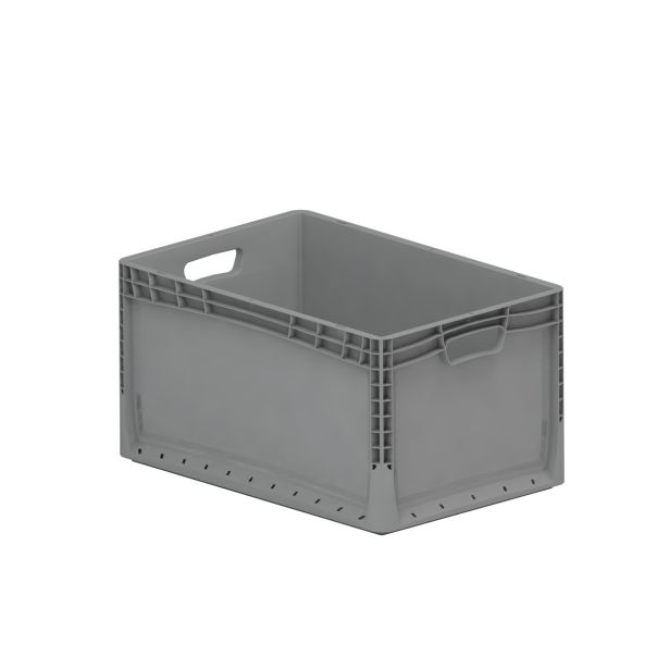 KONTEJNER - ZABOJNIK SURPLUS PVC 60X40X32 CM - SIV POLNE STENE 62L