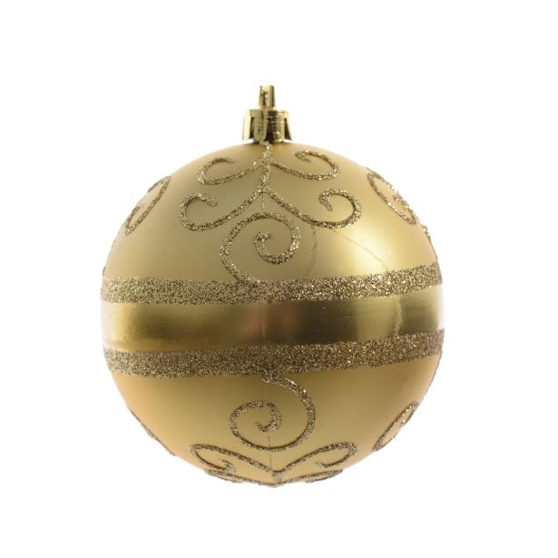 ZLATA BUNKICA Z DEKORJEM 8 CM