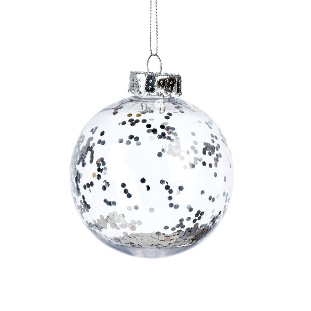 PVC BUNKA GLOSSTYLE 80 MM 6 KOS TRANSPARENT SREBRNE