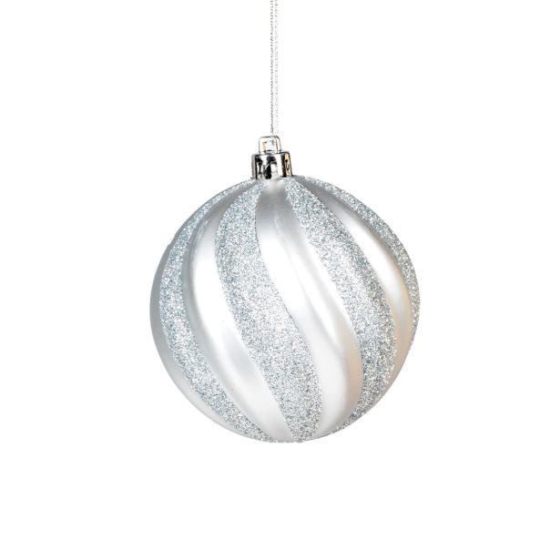 PVC BUNKA GLOSSTYLE 80 MM 9 KOS DEKORATIVNE ROZA-SRBRNE