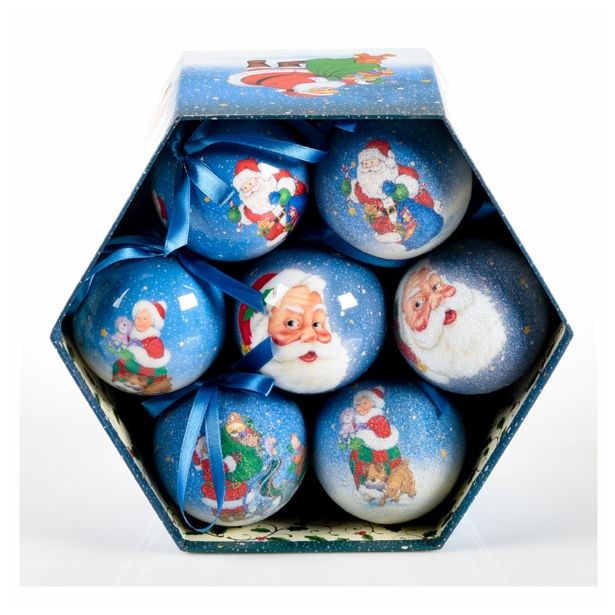 PVC BUNKA GLOSSTYLE BUNKE V ŠKATLI 14 KOSOV 5 CM 7 POSUTIH, 7 GLADKIH