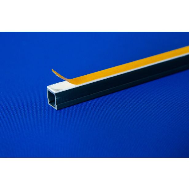 PVC KANAL NIK-11S 10X10 2M ANTRACIT SAMOLEPILNI