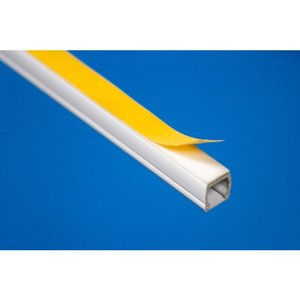 PVC KANAL NIK-11S 10X10 2M BELI SAMOLEPILNI