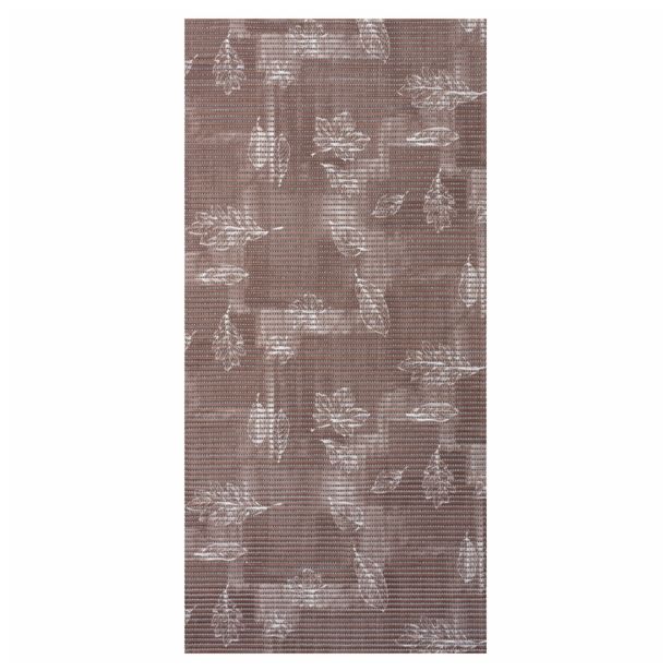 PVC KOPALNIŠKA PREPROGA BACCHETTA DECOFLEXY RJAVI LISTI 65 CM