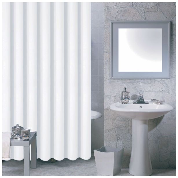 PVC KOPALNIŠKA ZAVESA MSV 180X200 BELA
