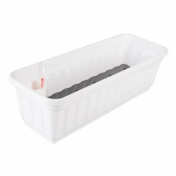 PE KORITO Z VODNO REZERVO ALPFA 100 CM BEL