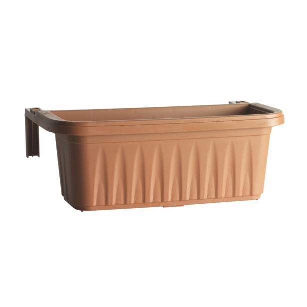 PVC KORITO Z VODNO REZER. BAMA 80 CM TERAKOTA RONDINE