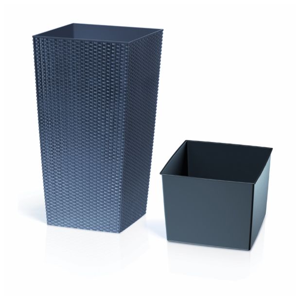 PE NOTRANJI LONEC RATO Z VLOŽKOM 26 X 26 X 50 ANTRACIT