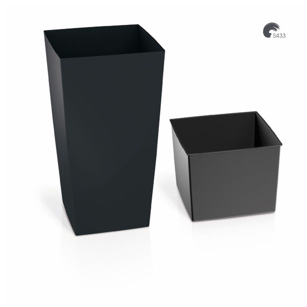 PE NOTRANJI LONEC URBI Z VLOŽKOM ANTRACIT 32.5 X 32.5 X 61