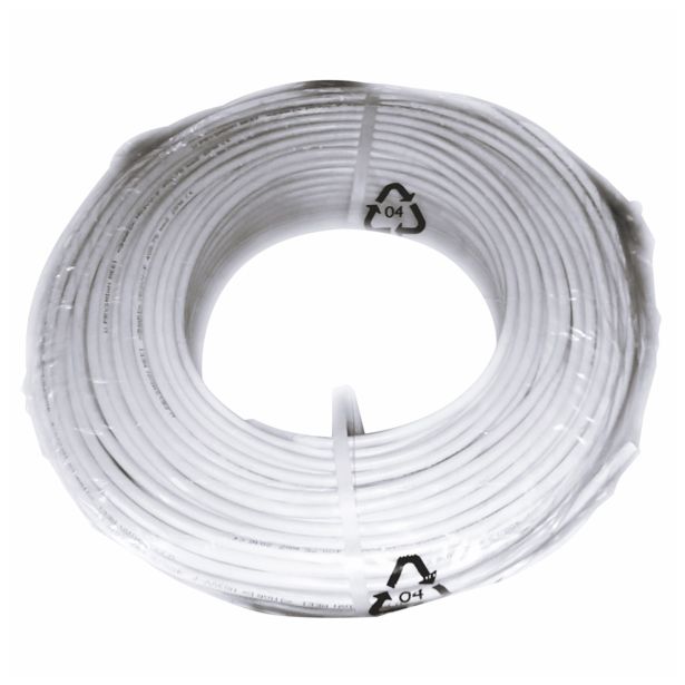 PVC VODNIK EUROCABLE H05VV-F 2X1.5 BELI