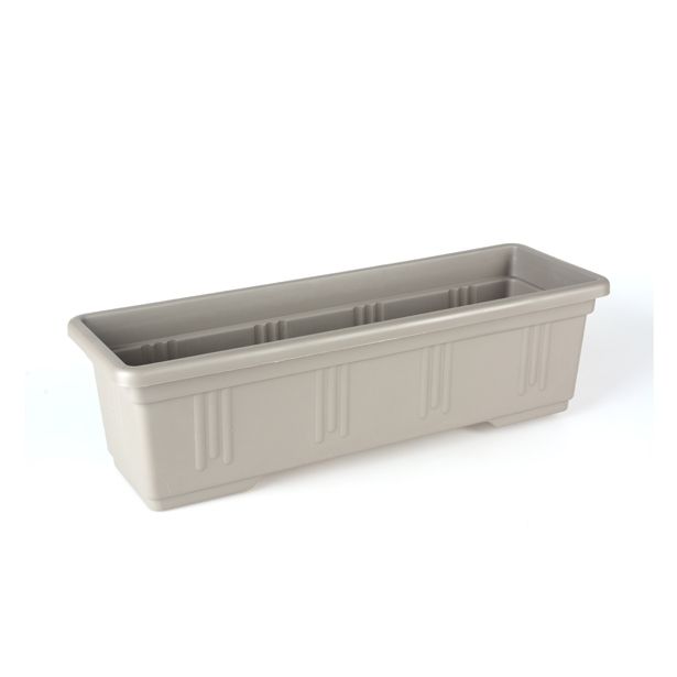 PE ZUNANJE KORITO RIALTO 40 CM TAUPE