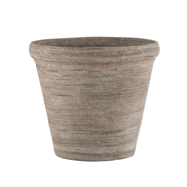 PE ZUNANJI LONEC MICA LIMA LONEC OKROGEL BEIGE - V27XD31CM