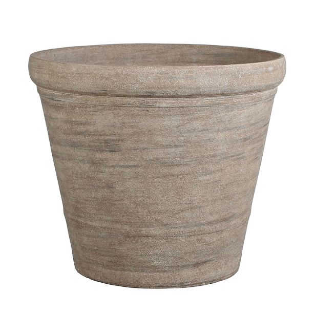 PE ZUNANJI LONEC MICA LIMA LONEC OKROGEL BEIGE - V39XD45CM