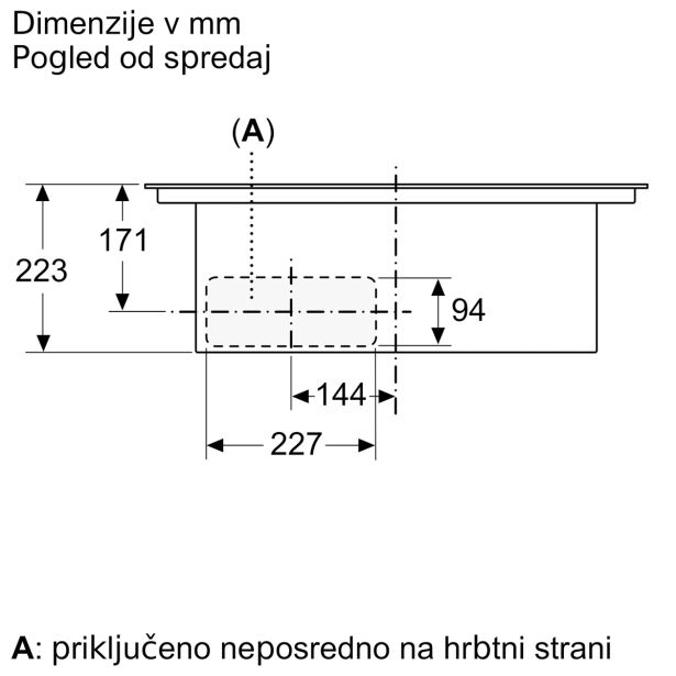 VGRADNA PLOŠČA Z NAPO BOSCH PVQ731F15E Z INTEGRIRANO NAPO