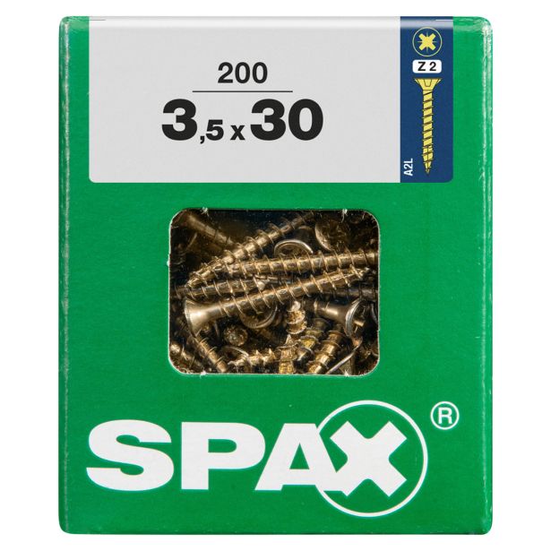 UNIVERZALNI VIJAK SPAX PZ 3.5X30 YELLOX A2G V ZAVITKU 200KOS