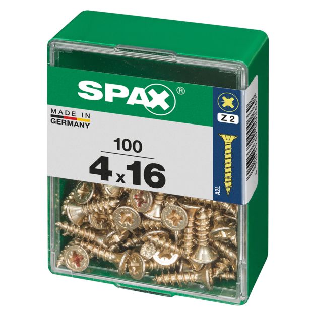 UNIVERZALNI VIJAK SPAX PZ 4X16 YELLOX A2G V ZAVITKU 100KOS