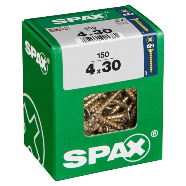 UNIVERZALNI VIJAK SPAX PZ 4X30 YELLOX A2G V ZAVITKU 150KOS