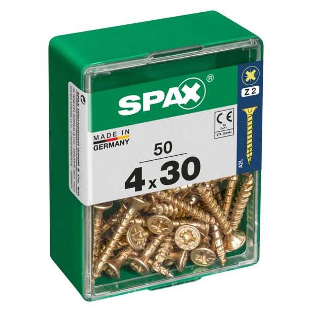 UNIVERZALNI VIJAK SPAX PZ 4X30 YELLOX A2G V ZAVITKU 50KOS