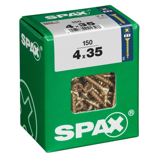 UNIVERZALNI VIJAK SPAX PZ 4X35 YELLOX A2G V ZAVITKU 150KOS