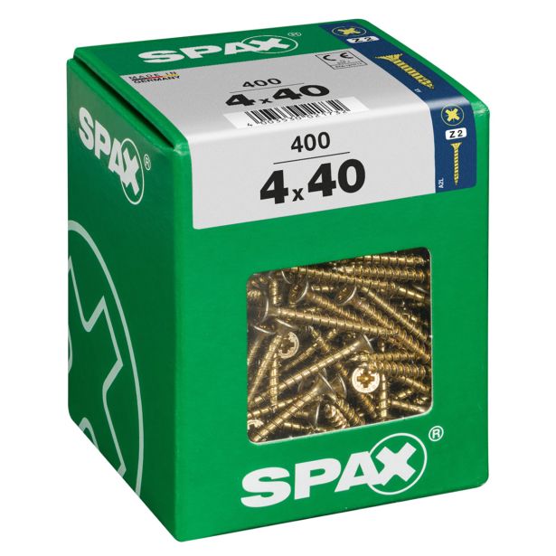 UNIVERZALNI VIJAK SPAX PZ 4X40 YELLOX A2G V ZAVITKU 400KOS