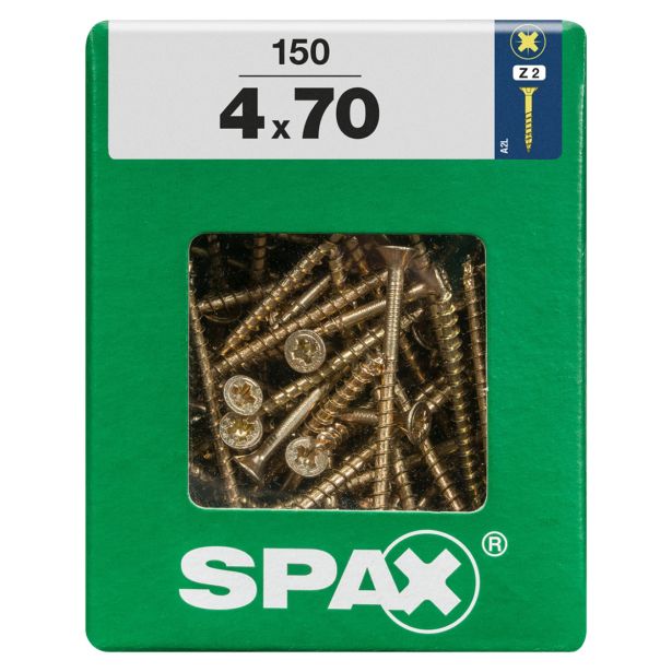 UNIVERZALNI VIJAK SPAX PZ 4X70 YELLOX A2G V ZAVITKU 150KOS