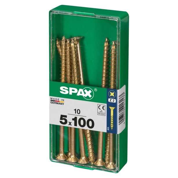 UNIVERZALNI VIJAK SPAX PZ 5X100 YELLOX A2G V ZAVITKU 10KOS