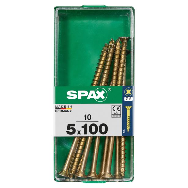 UNIVERZALNI VIJAK SPAX PZ 5X100 YELLOX A2G V ZAVITKU 10KOS