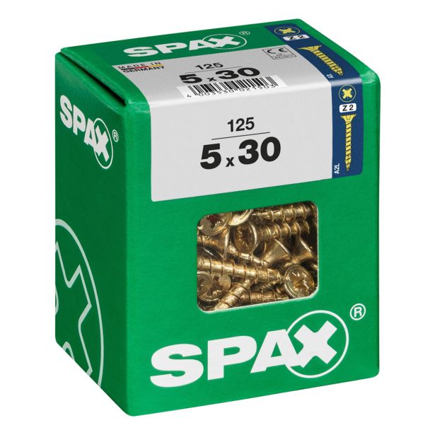 UNIVERZALNI VIJAK SPAX PZ 5X30 YELLOX A2G V ZAVITKU 125KOS