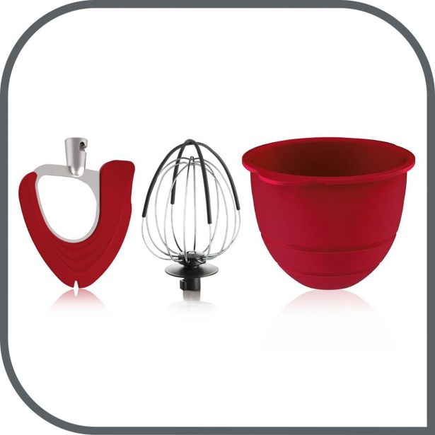 KUHINJSKI ROBOT MASTERCHEF GOURMET +, QB632D38, MOČ 1100 W, VOLUMEN 4,6 L, SET ZA PECIVO, MEŠALNIK IZ NERJAVNEGA JEKLA