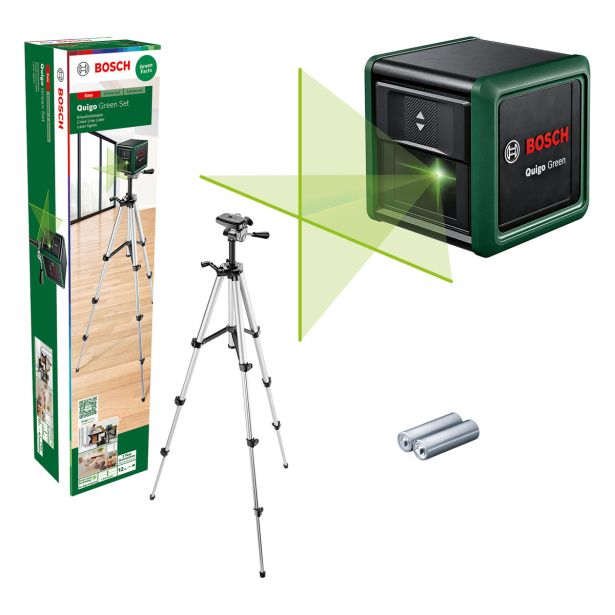 QUIGO GREEN 2.0 + STOJALO + MM2 KRIŽNI LASER  + ALUMINIJASTO STOJALO + DRŽALO MM2