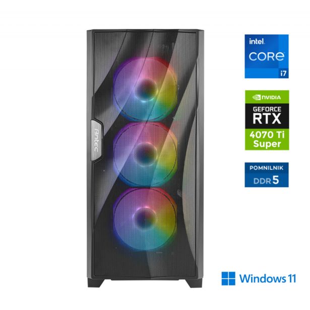 RAČUNALNIK ANNI GAMER EXTREME I5-14400F / RTX 4070S TI / 32 GB / 2 TB /W11H