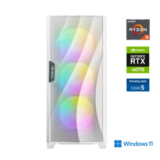 RAČUNALNIK ANNI GAMER EXTREME R5 7600X / RTX 4070 / 32 GB / 2 TB / W11H