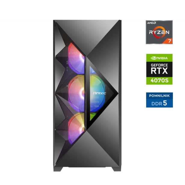 RAČUNALNIK ANNI GAMER EXTREME R7 7700X / RTX 4070S / 32 GB / 2TB
