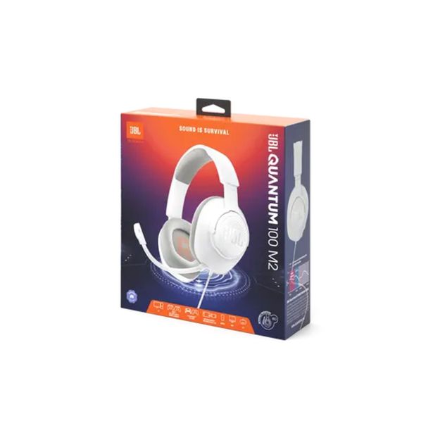 RAČUNALNIŠKA SLUŠALKA JBL QUANTUM 100M2 BELE