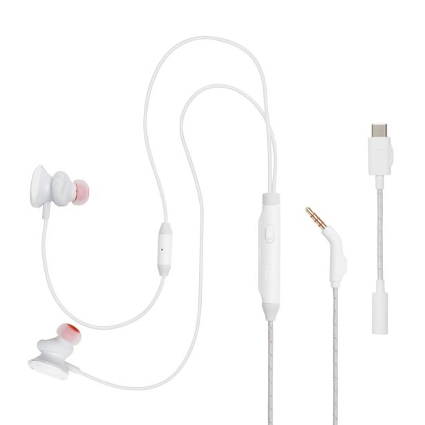 RAČUNALNIŠKA SLUŠALKA JBL QUANTUM 50, USB-C, BELA