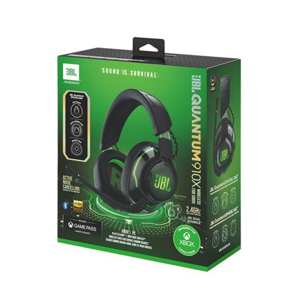 RAČUNALNIŠKA SLUŠALKA JBL QUANTUM 910X ČRNA ZELENA