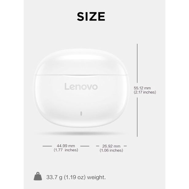 RAČUNALNIŠKA SLUŠALKA LENOVO E310 EARBUDS TWS / WHITE / STANDALONE