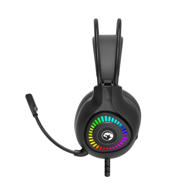 RAČUNALNIŠKA SLUŠALKA MARVO H8325 RGB ŽIČNE, ČRNE