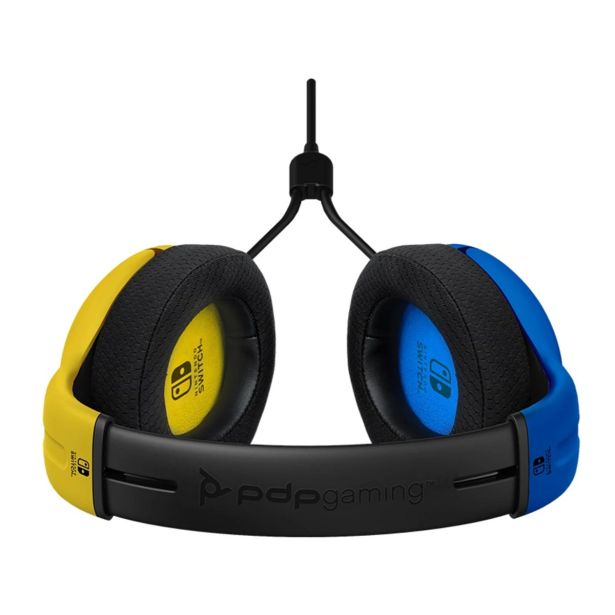 RAČUNALNIŠKA SLUŠALKA PDP NINTENDO SWITCH LVL40 ŽIČNE RUMENO - MODRE