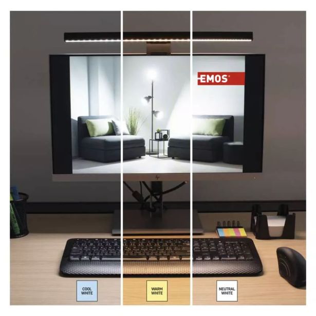 RAČUNALNIŠKI DODATEK EMOS LED SVETILKA ZA MONITOR AVA