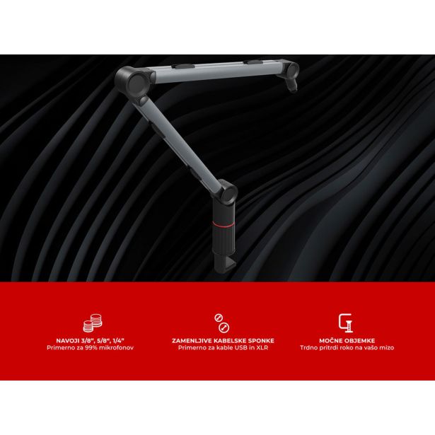 RAČUNALNIŠKI DODATEK GENESIS THULIUM 700 STOJALO /ROKA ZA MIKROFON