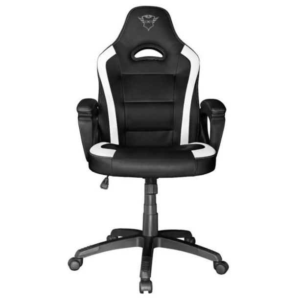 GAMING STOL TRUST RYON GXT 701W, ČRNO/BEL