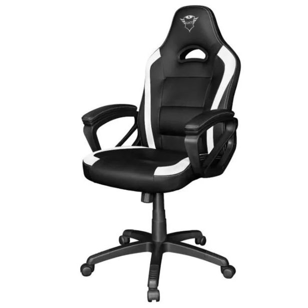 GAMING STOL TRUST RYON GXT 701W, ČRNO/BEL