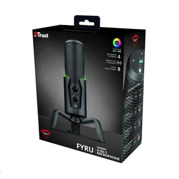 NAMIZNI MIKROFON TRUST GXT 258 FYRU ČRN