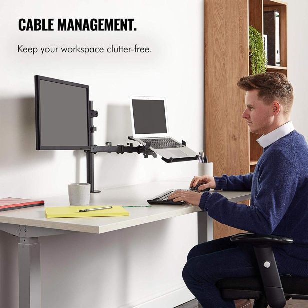 RAČUNALNIŠKI DODATEK VONHAUS NOSILEC ZA MONITOR IN PRENOSNIK