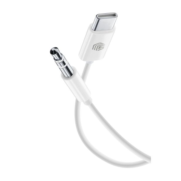 RAČUNALNIŠKI KABEL MUSIC SOUND AUDIO KABEL, USB-C-3.5MM BEL